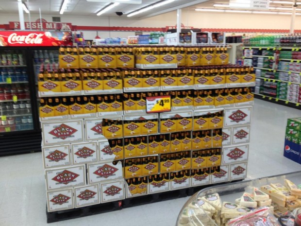 Monster Black Star Beer Display Monster Black Star Beer Display